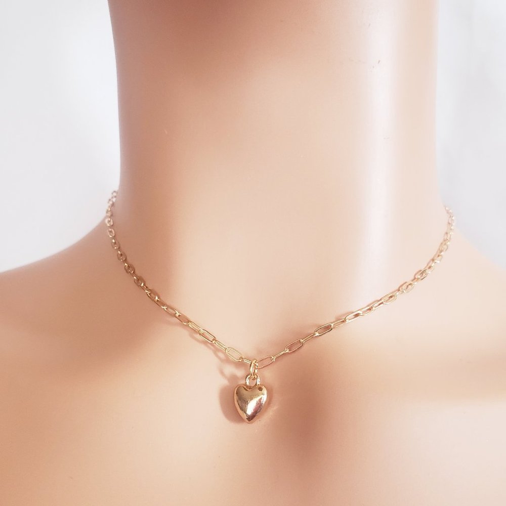 Gold Heart Necklace